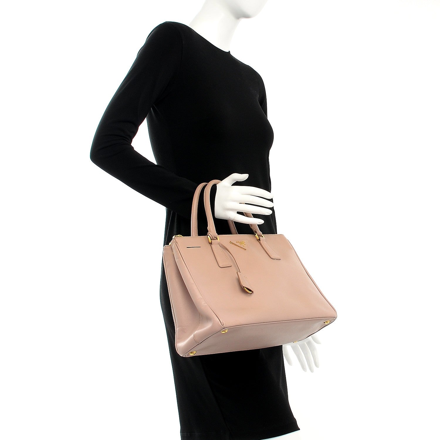 Prada Saffiano Medium Galleria Double Zip Tote Cammeo 2 of 19