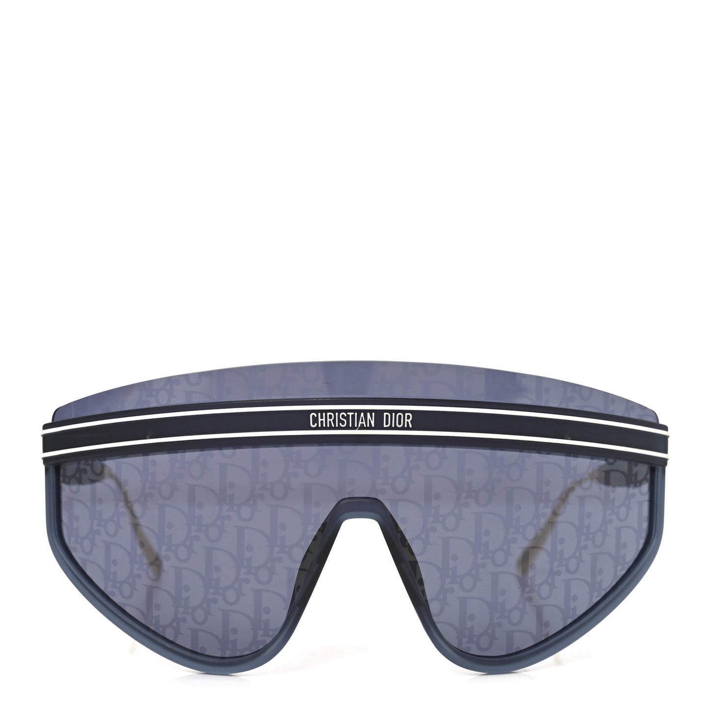 Oblique Mask DiorClub M2U Sunglasses Translucent Blue