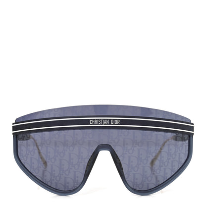 Christian Dior Oblique Mask DiorClub M2U Sunglasses Translucent Blue 2 of 8