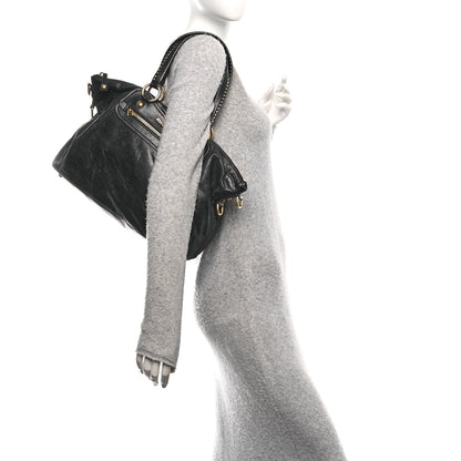 Miu Miu Vitello Shine Zip Tote Black 2 of 10