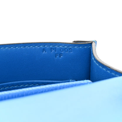 Hermes Chevre Mysore Mini Verrou Chaine Bag Bleu Zanzibar 7 of 11