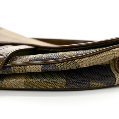 Christian Dior Pixelated Calfskin Camouflage Saddle Bag 10 of 11