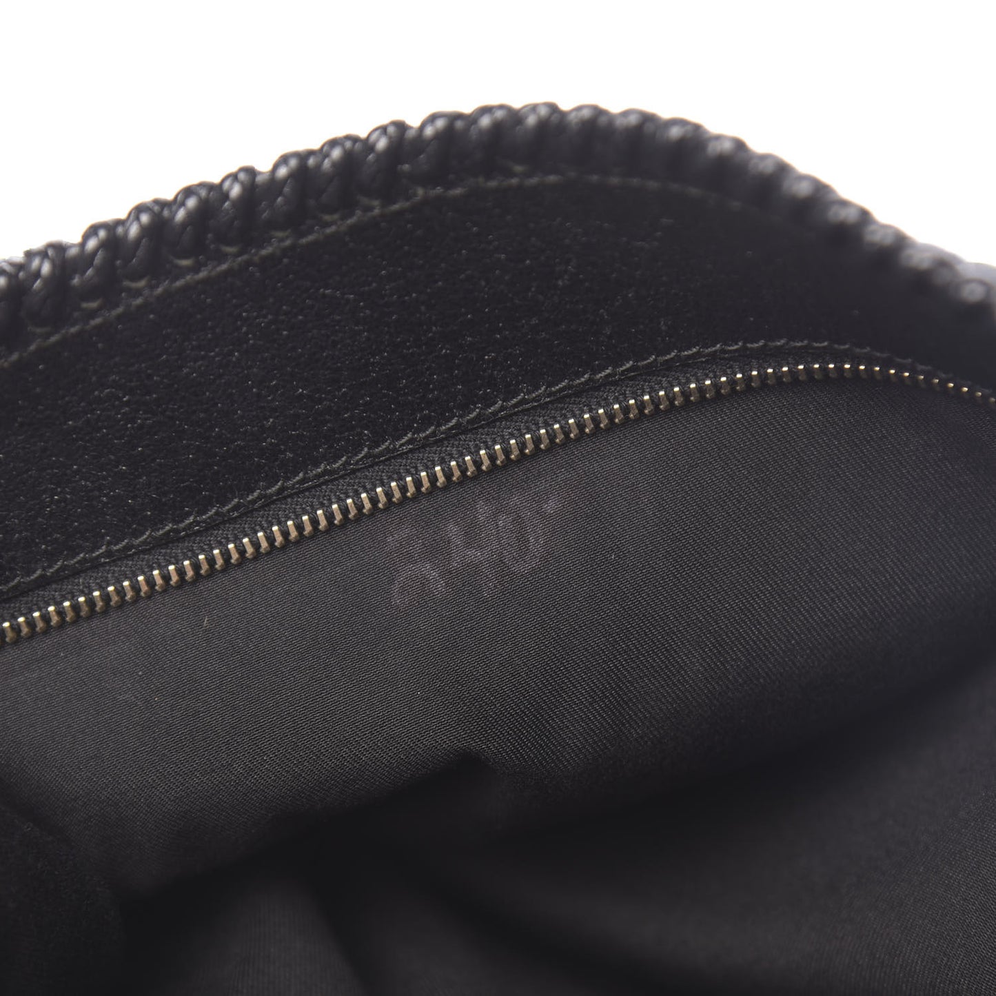 Monogram Large Zebra Horsebit Chain Hobo Black