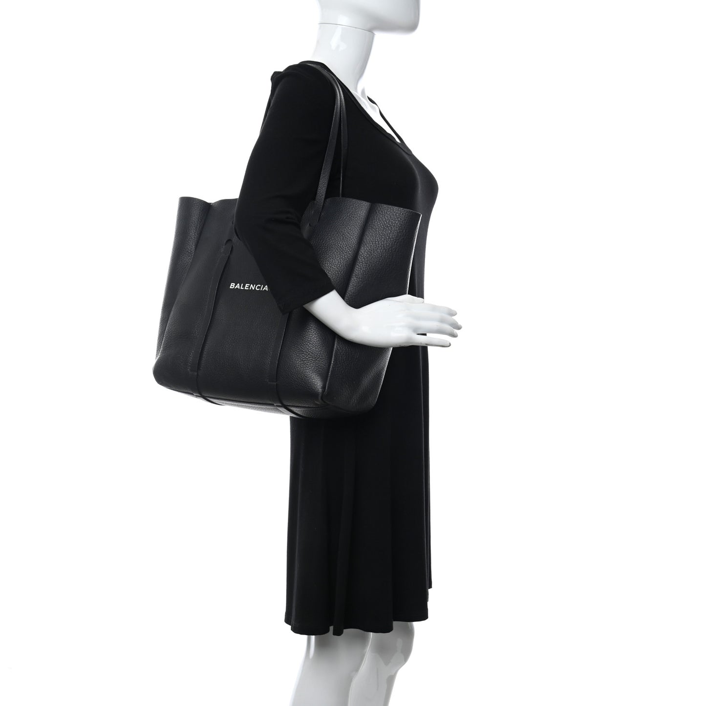 Calfskin Small Everyday Tote Black
