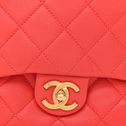 Chanel Lambskin Quilted Side-Packs Red 11 of 15