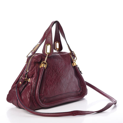 Chloe Calfskin Medium Paraty Dark Red 3 of 13