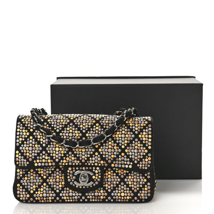 Chanel Jersey Embellished Mini Flap Black 10 of 10