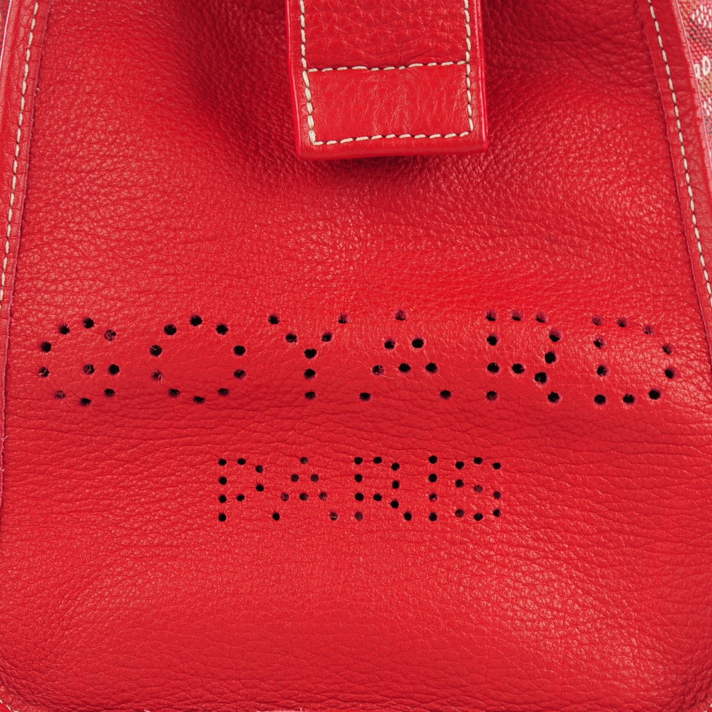 Goyardine Sac Hardy Pet Carrier PM Red