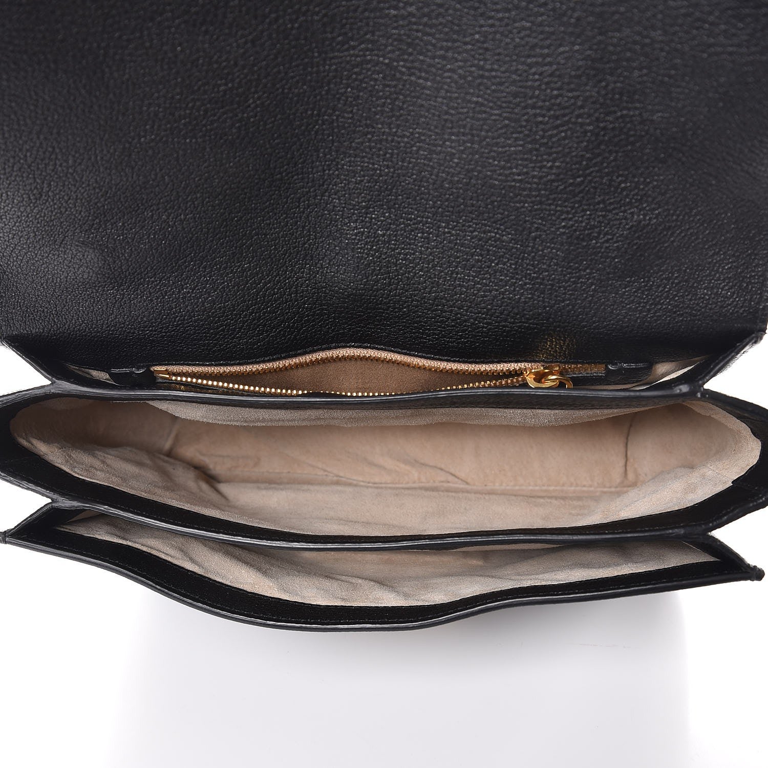 Miu Miu Goatskin Madras Shoulder Bag Black 5 of 7