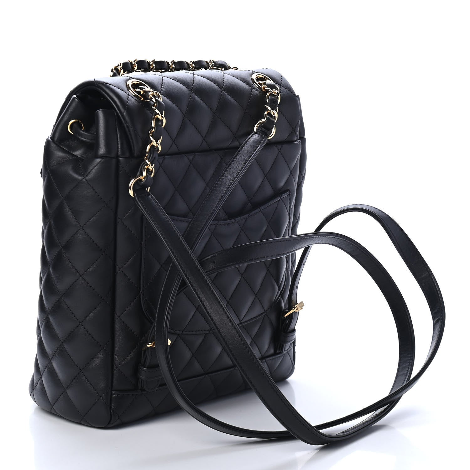 Chanel Calfskin Quilted Small Urban Spirit Backpack Black 2 of 4