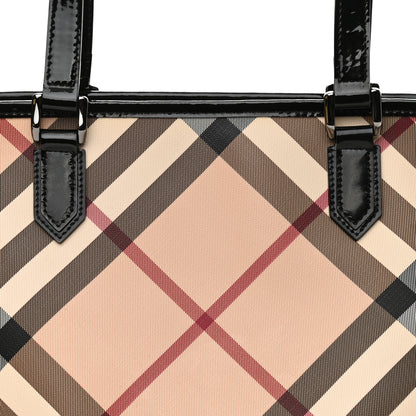 Burberry Supernova Check Regent Tote Black 8 of 10