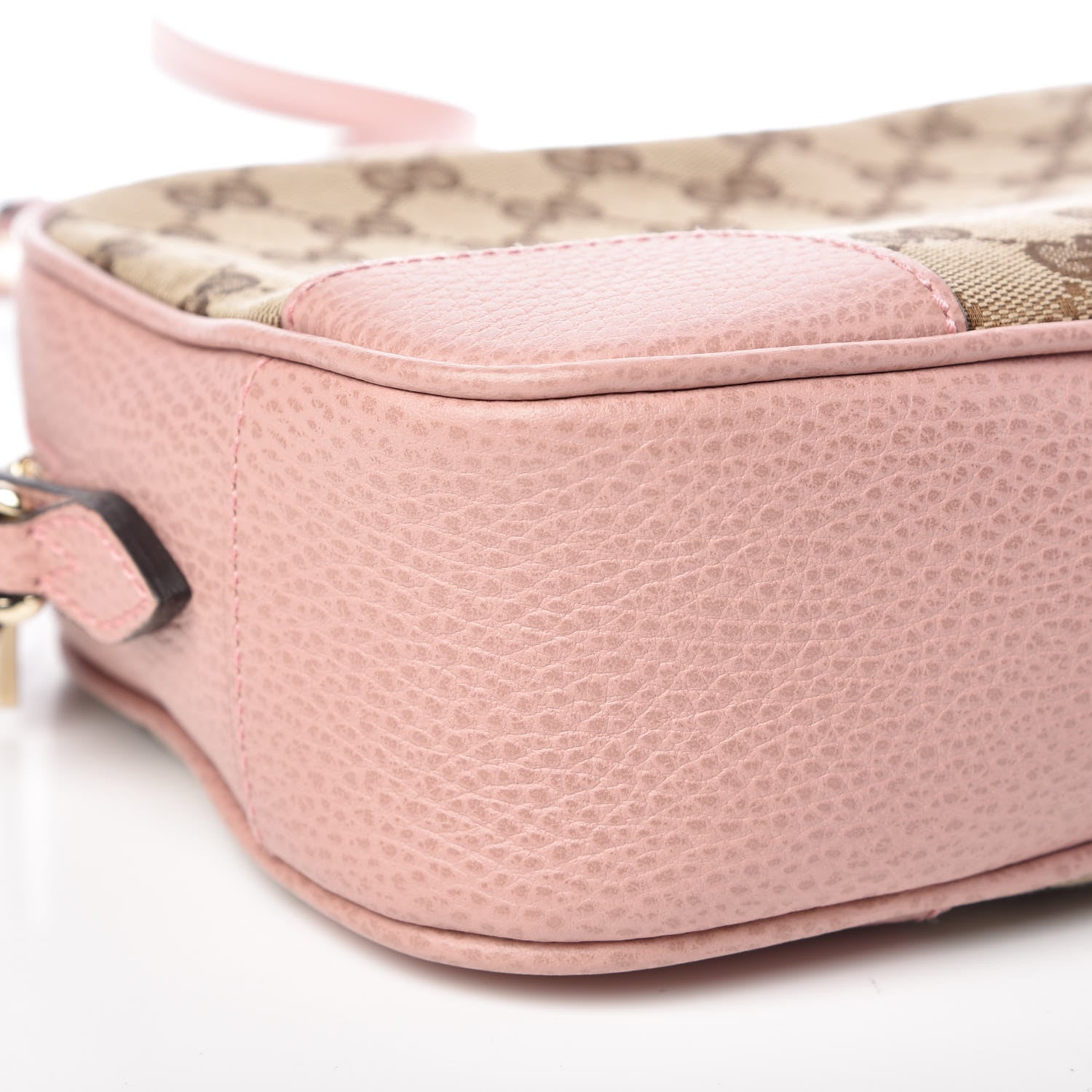 Gucci Monogram Mini Bree Messenger Bag Beige Soft Pink 8 of 9