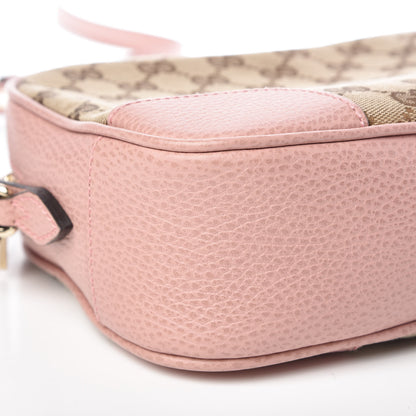 Gucci Monogram Mini Bree Messenger Bag Beige Soft Pink 8 of 9
