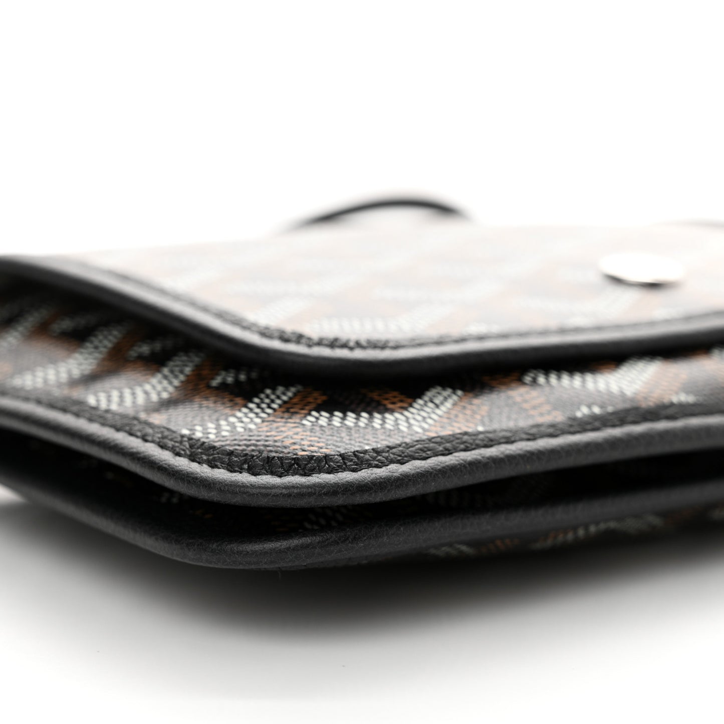 Goyardine Plumet Wallet Clutch Black