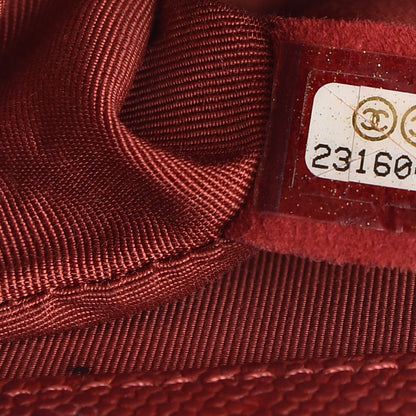 Chanel Caviar Quilted Medium Boy Flap Red 8 of 8