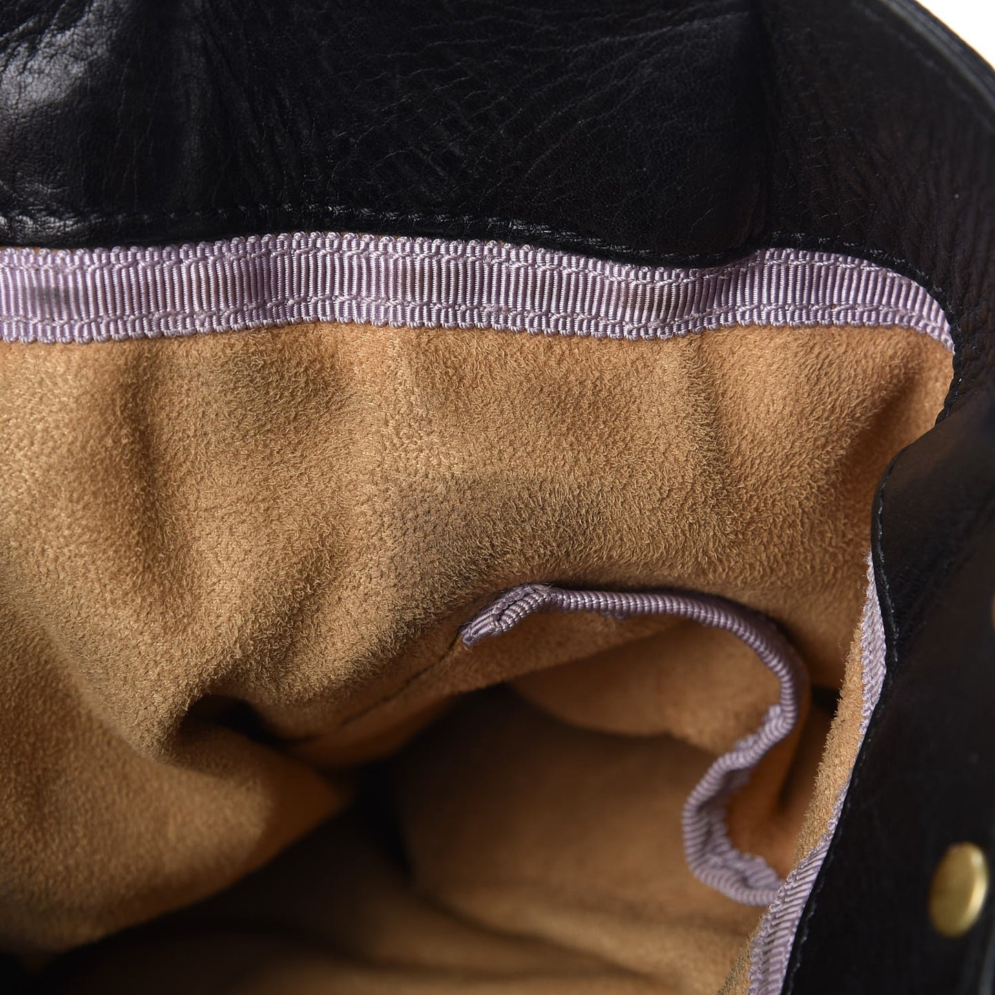 Calfskin Suede Mona Tote Black