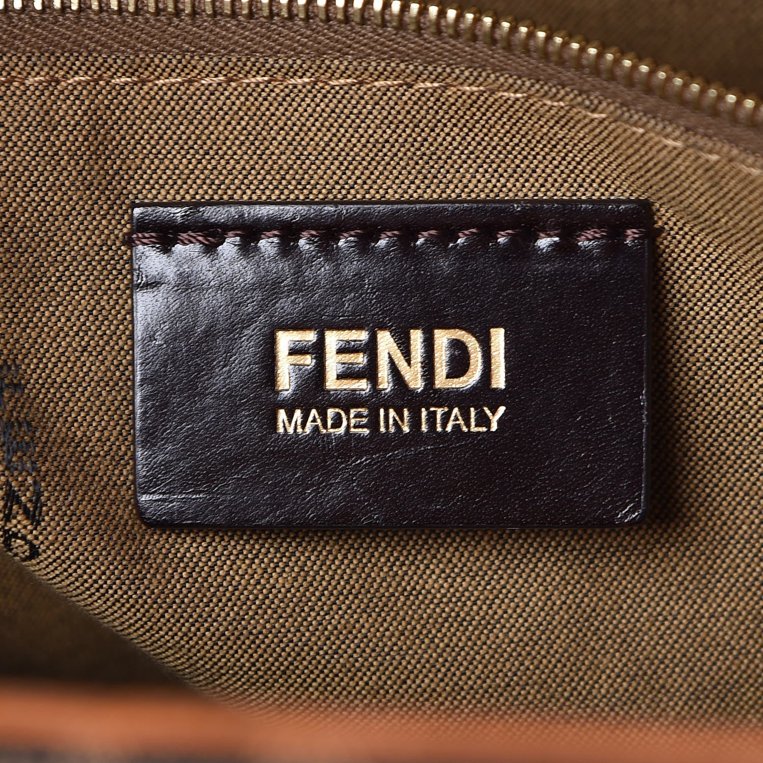 Fendi Zucca Large Hobo Tobacco Orange 6 of 13