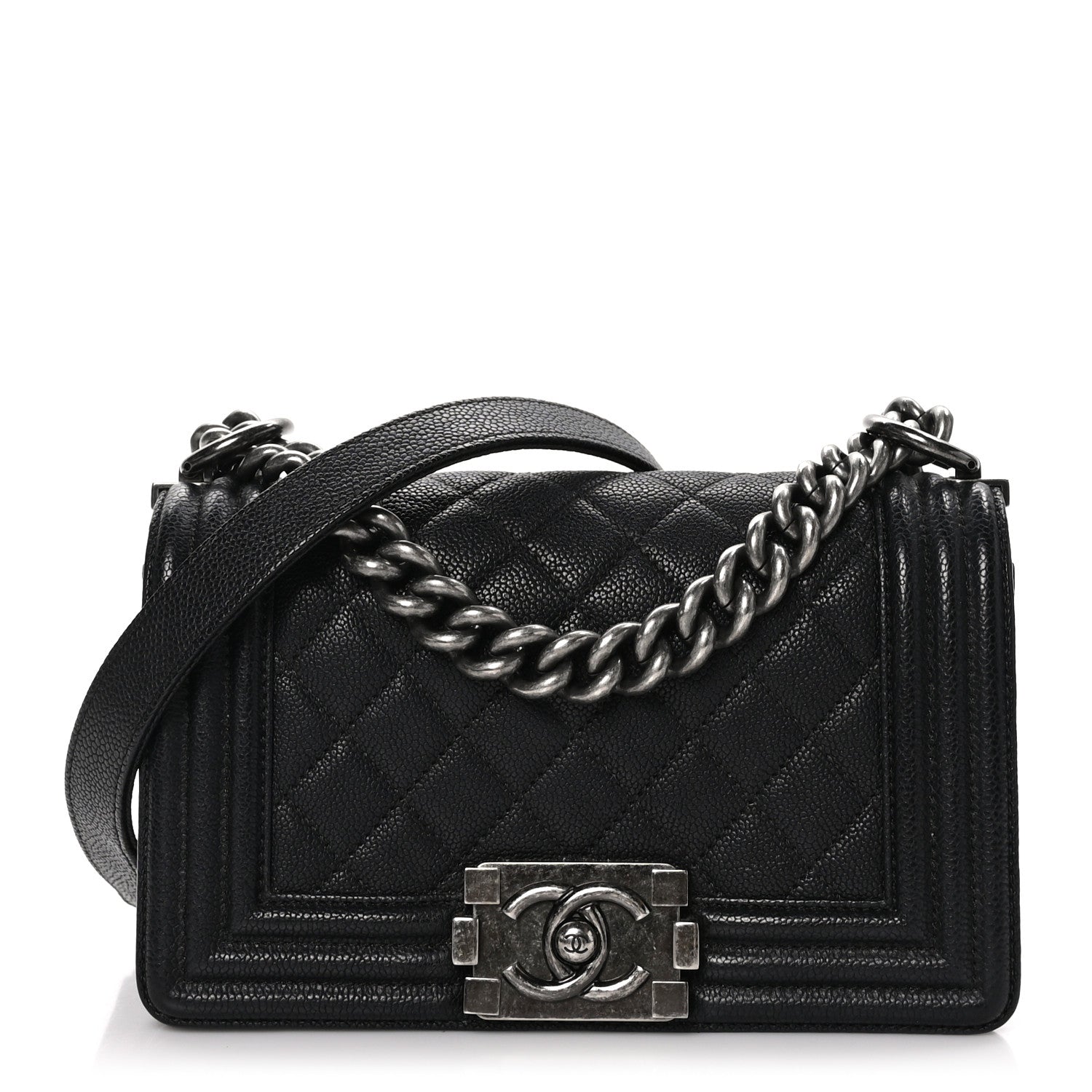Chanel Caviar Quilted Small Boy Flap Black 1 of 11