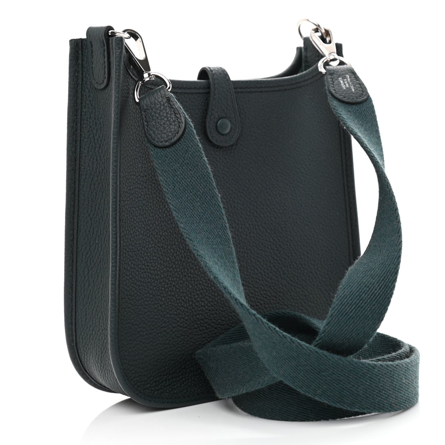 Hermes Taurillon Clemence Evelyne TPM Vert Cypress 2 of 10