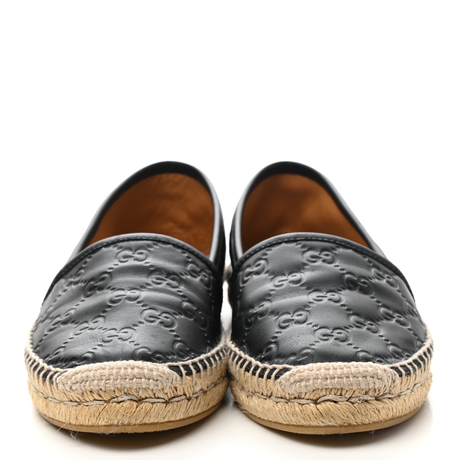 Gucci Guccissima Signature Espadrilles 37 Black 2 of 9