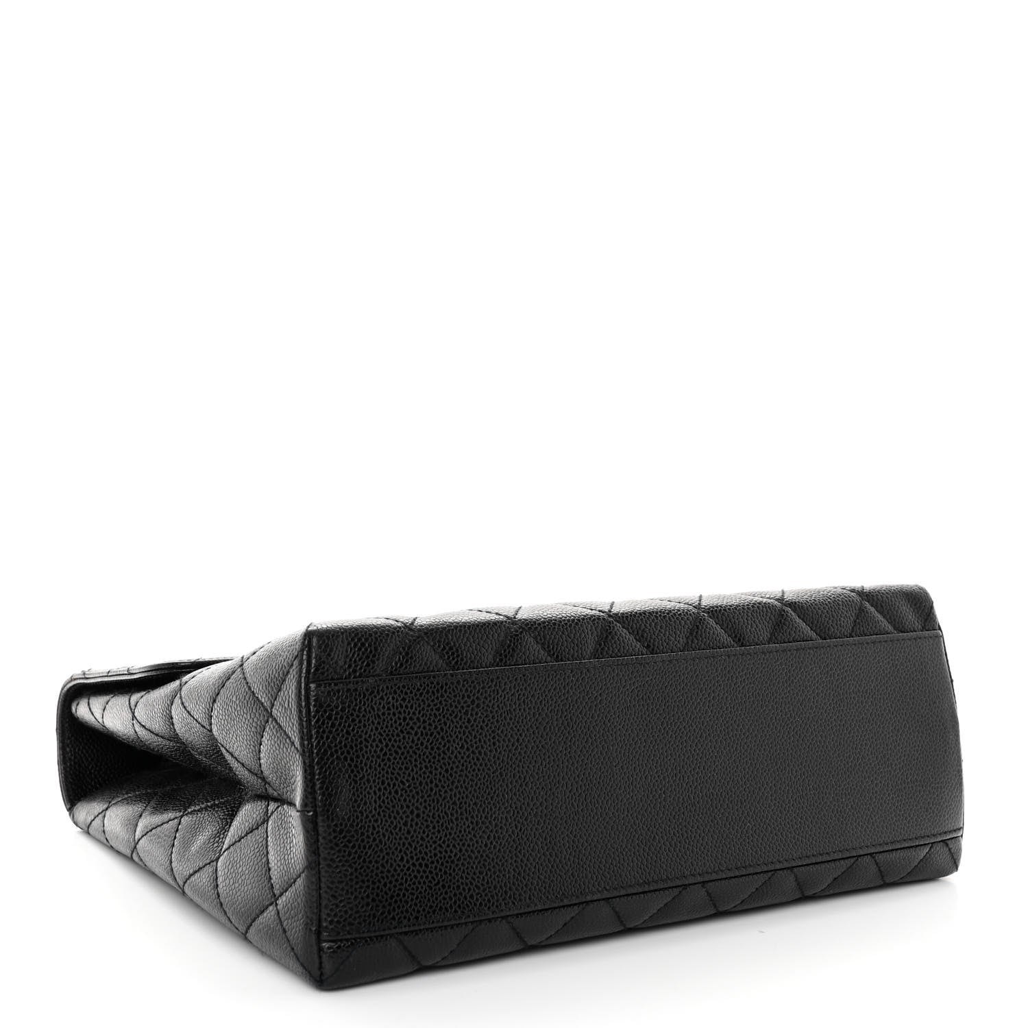 Chanel Caviar Quilted Jumbo Kelly Flap Black 4 of 10
