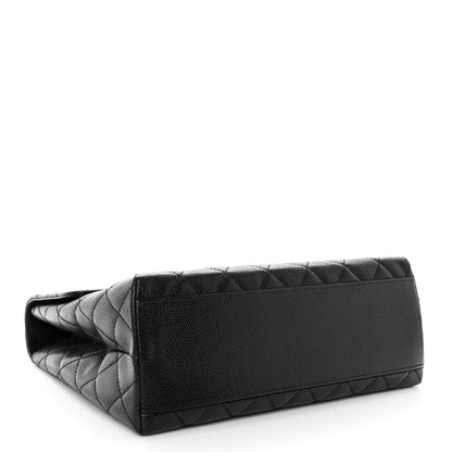 Chanel Caviar Quilted Jumbo Kelly Flap Black 4 of 10