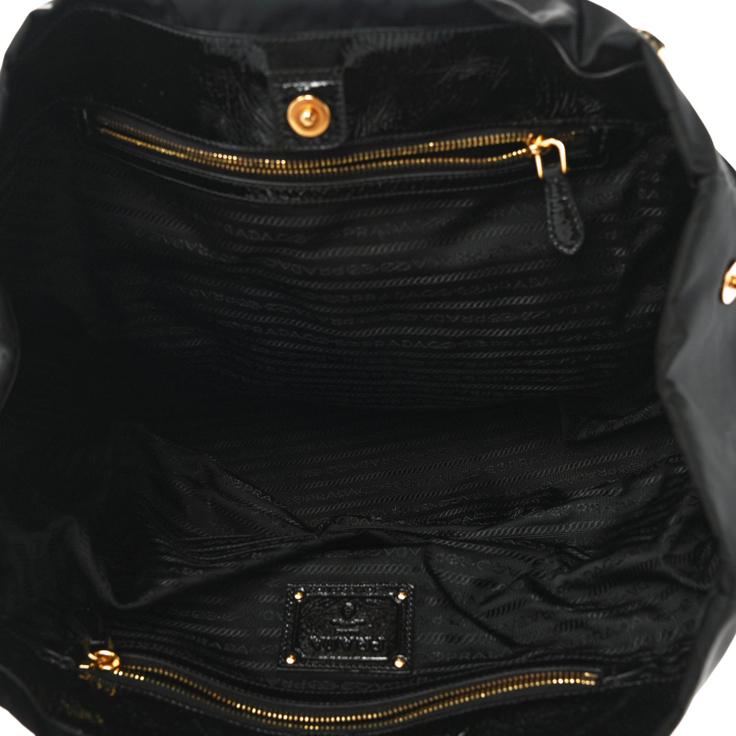 Tessuto Nylon Pietre Jeweled Tote Black