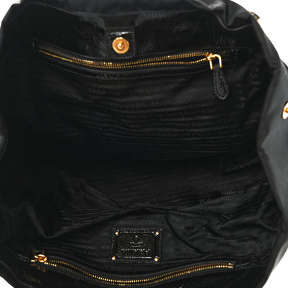 Prada Tessuto Nylon Pietre Jeweled Tote Black 4 of 9