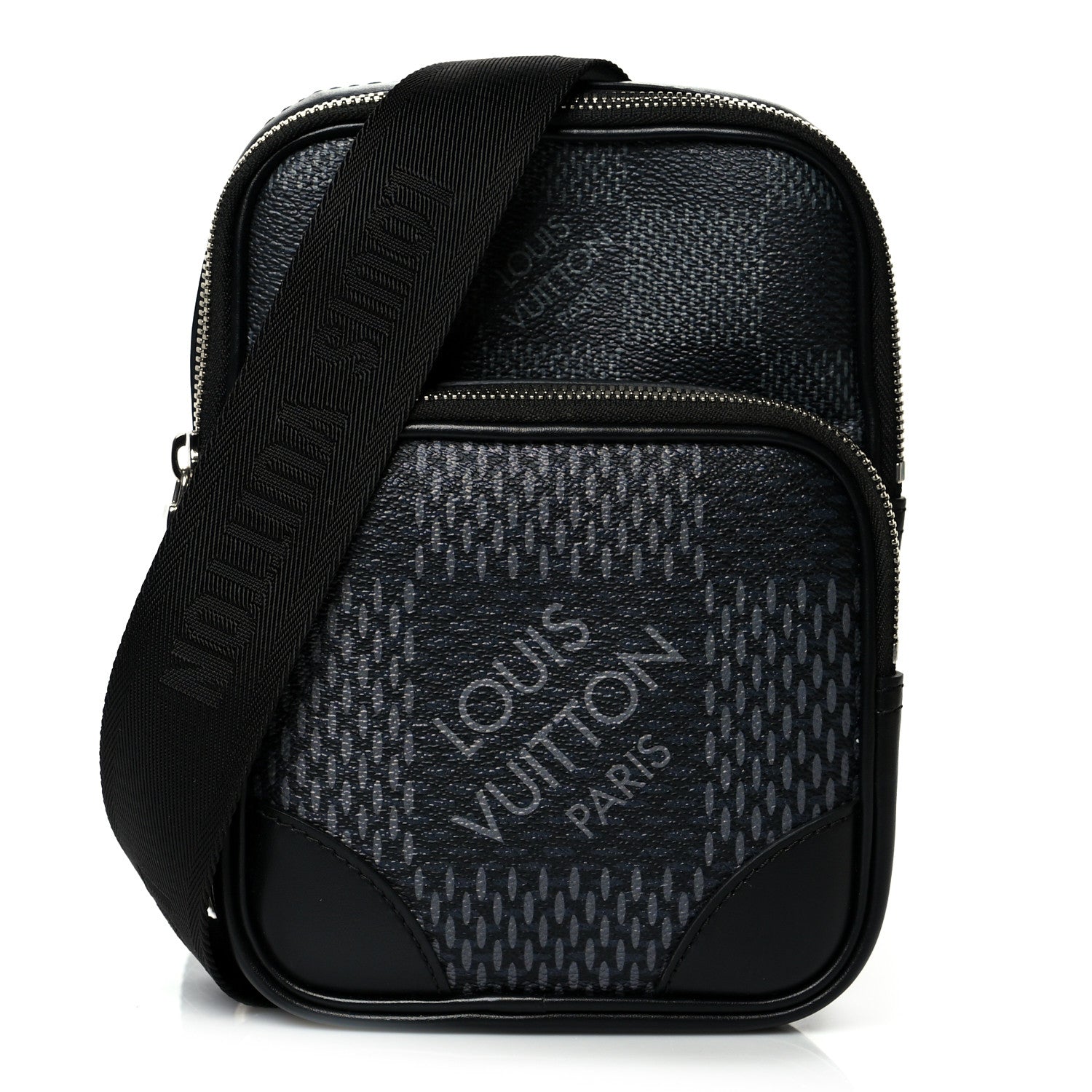 Louis Vuitton Damier Graphite 3D Amazone Sling Bag Black 1 of 10