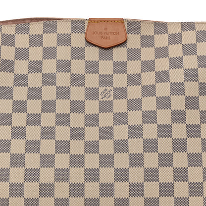 Louis Vuitton Damier Azur Graceful MM Rose Ballerine 7 of 10