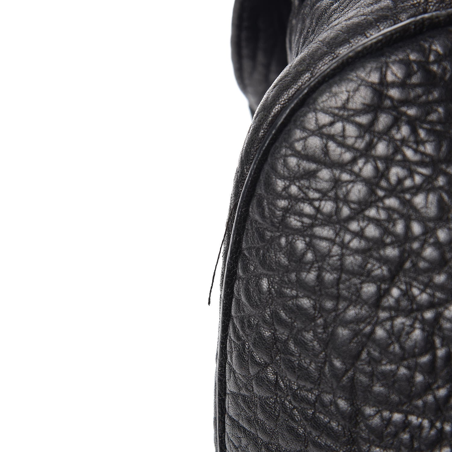 Alexander Wang Pebbled Lambskin Rocco Black Rose Gold Hardware 7 of 10
