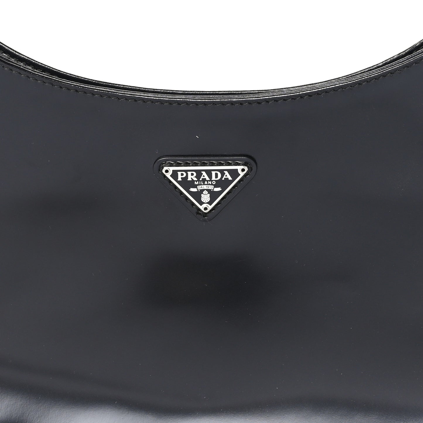 Spazzolato Cleo Shoulder Bag Black