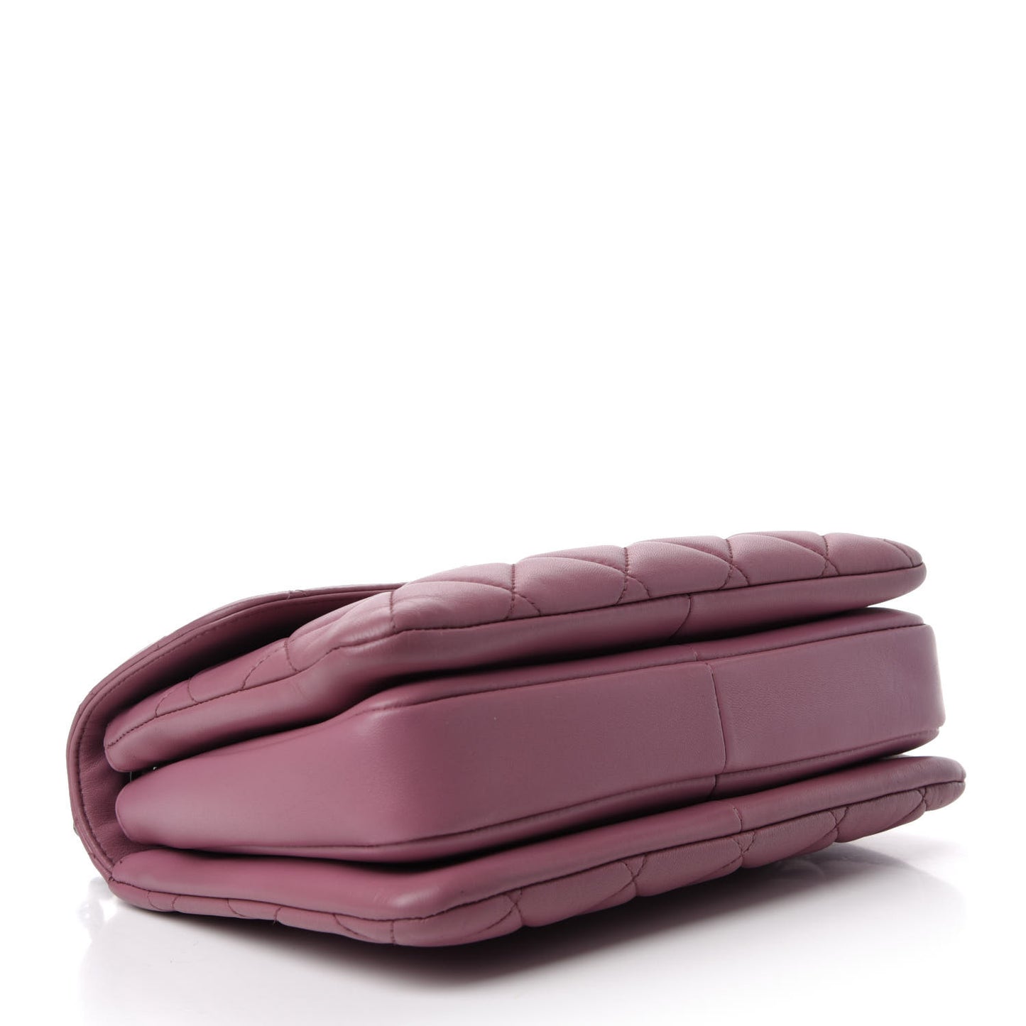 Lambskin Quilted Small Trendy CC Dual Handle Flap Bag Purple