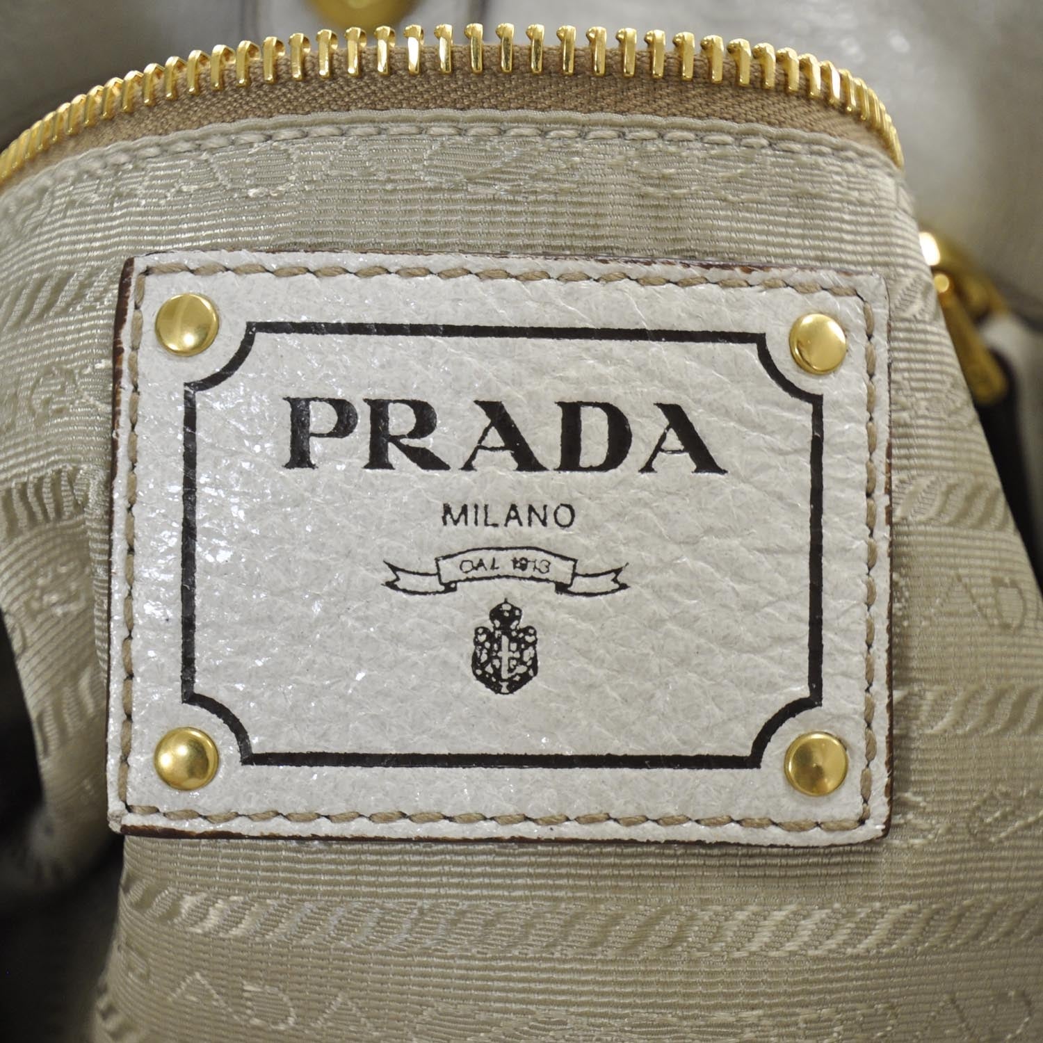 Prada Cervo Lux Chain Shoulder Bag 7 of 10