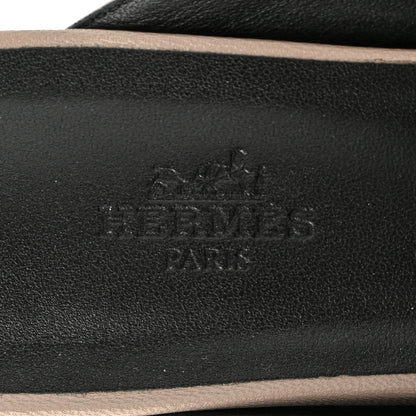 Hermes Goatskin Groupie Mules 40 Beige Mastic 8 of 10