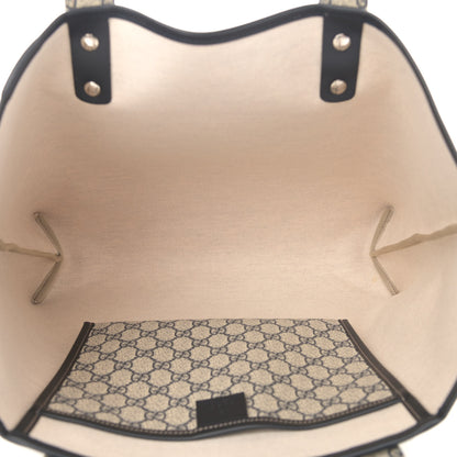 Gucci GG Plus Monogram Medium Signature Web Loop Tote Navy 5 of 10