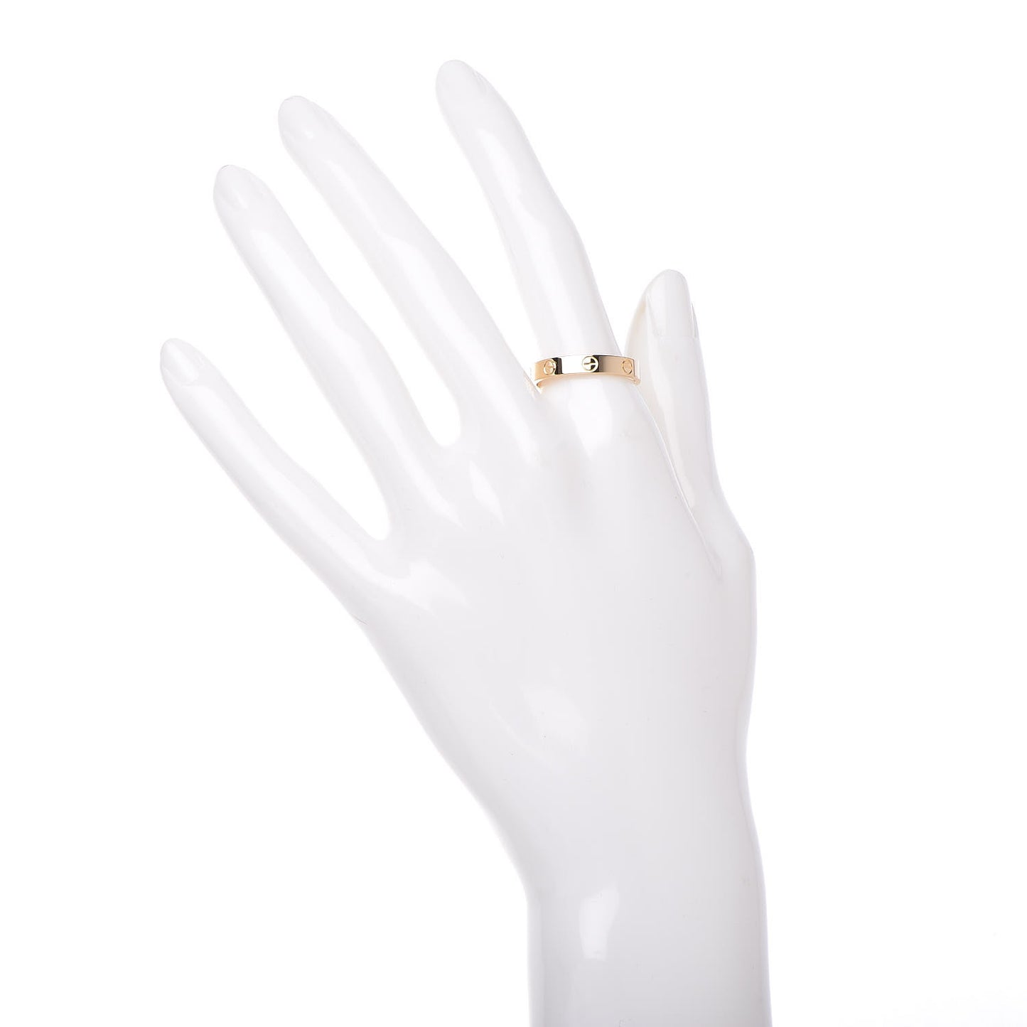 18K Yellow Gold 3.5mm LOVE Wedding Band Ring 58 8.25