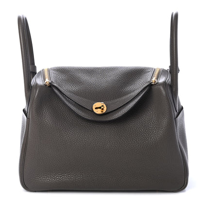 Hermes Taurillon Clemence Lindy 30 Etain 1 of 9