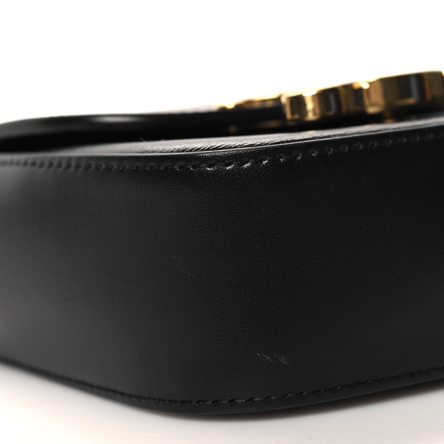 Celine Shiny Calfskin Mini Triomphe Black 9 of 11