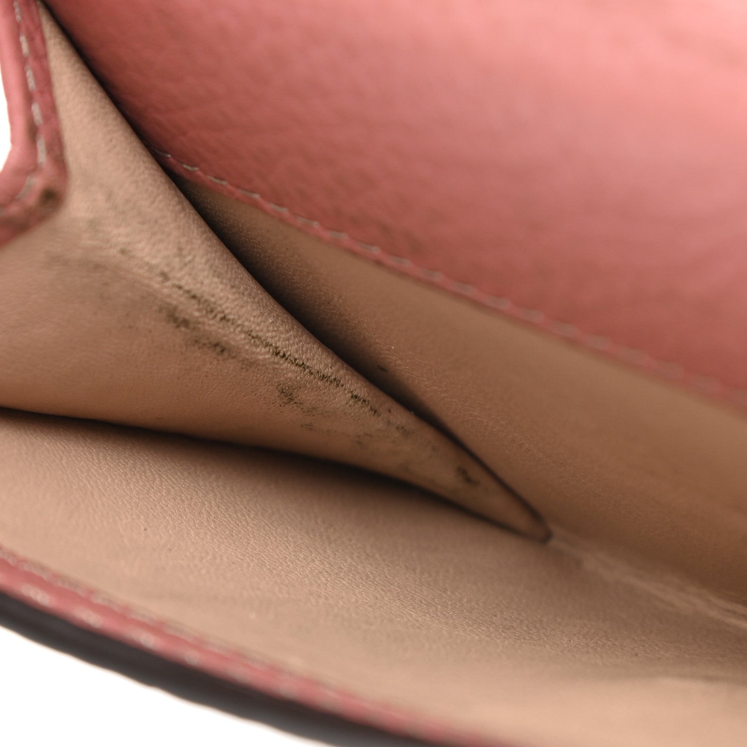 Chloe Grained Calfskin Marcie Square Wallet Pink 10 of 11