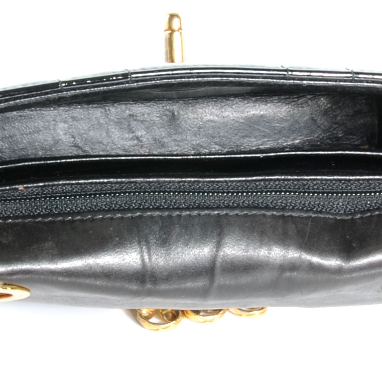 Chanel Patent Vertical Quilt Mini Flap Black 5 of 7