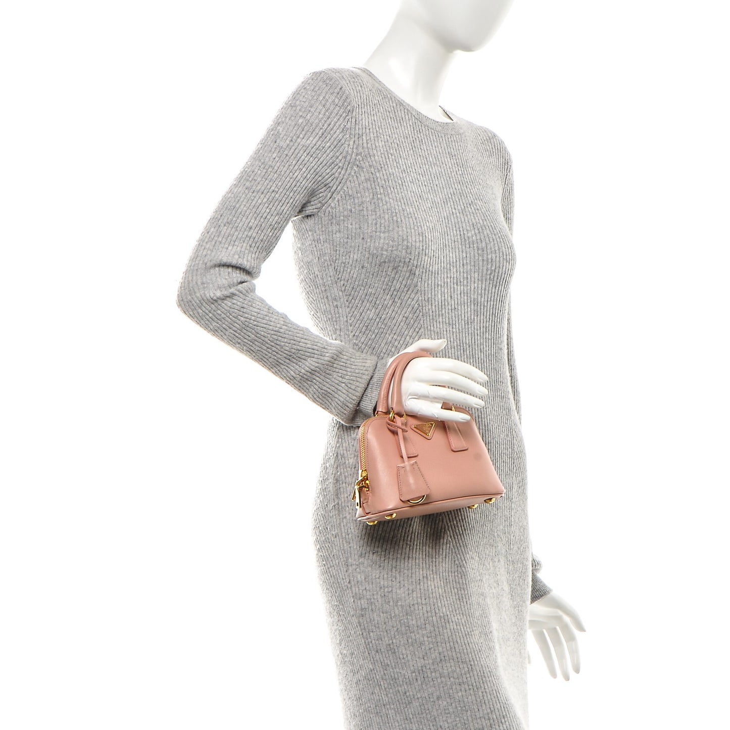 Saffiano Lux Mini Promenade Tote Orchidea