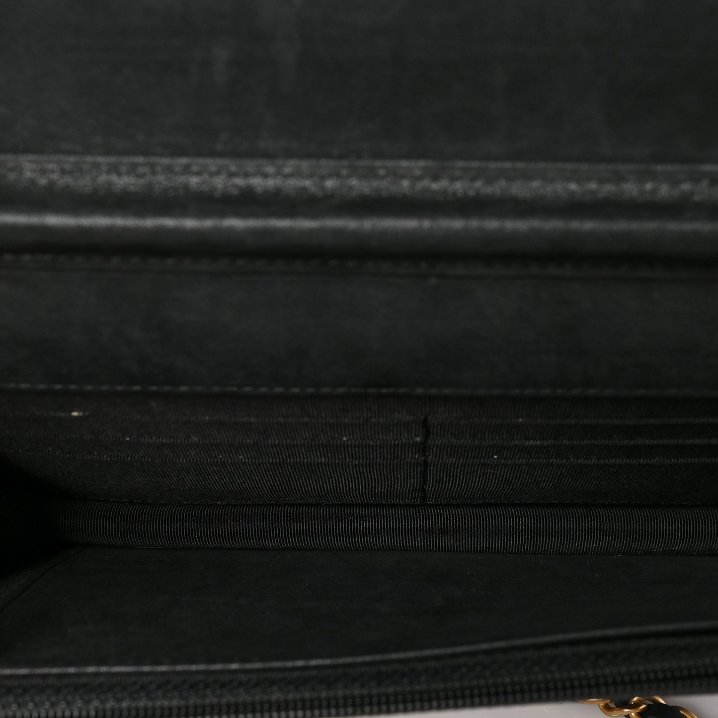 Snakeskin Iridescent Calfskin Wallet On Chain WOC Gold Black