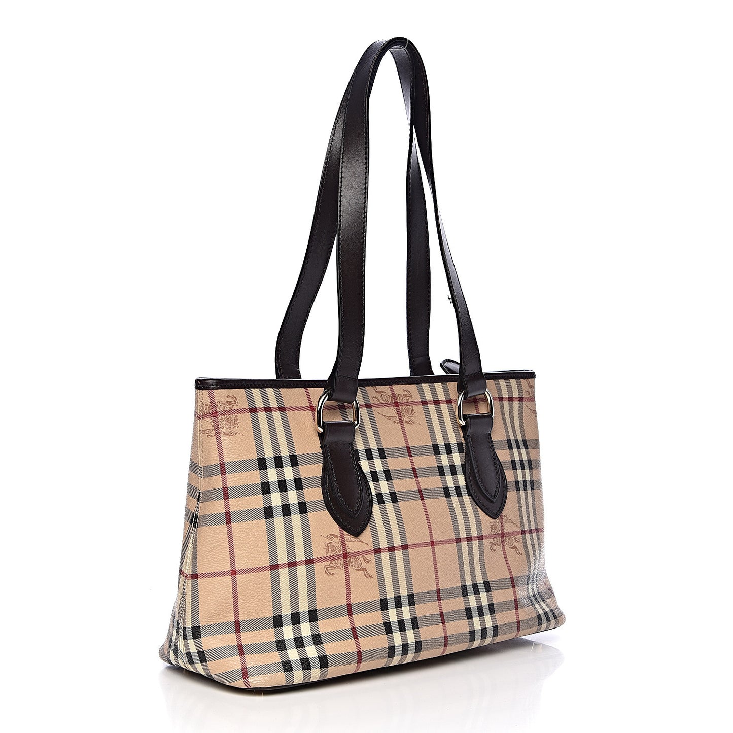 Haymarket Check Medium Regent Tote Chocolate