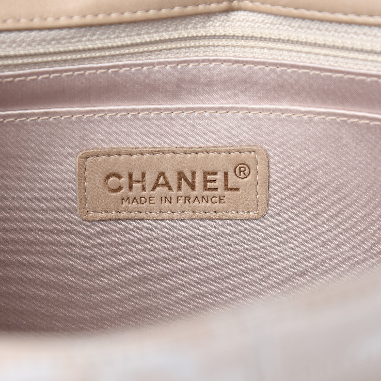 Chanel Nylon Medium Travel Flap Light Beige 6 of 15