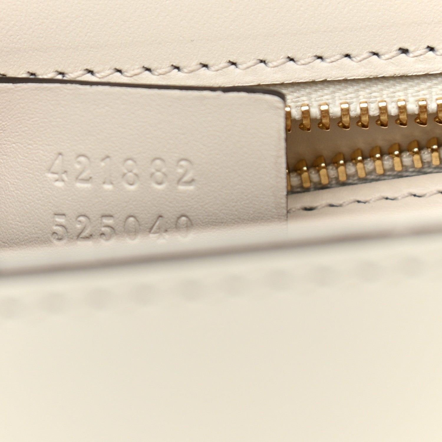 Gucci Calfskin Small Sylvie Shoulder Bag Off White 7 of 9