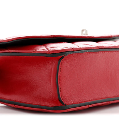 Mulberry Shiny Buffalo Quilted Darley Shoulder Bag Red 8 of 11