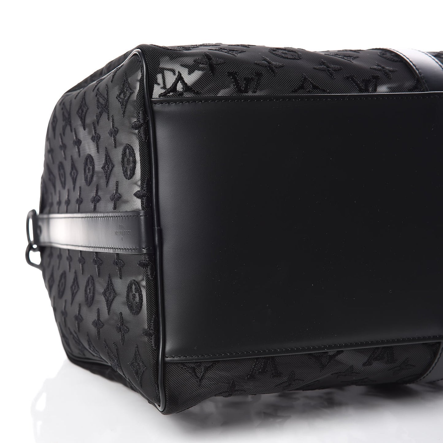 Monogram See Through Keepall Bandouliere 50 Black