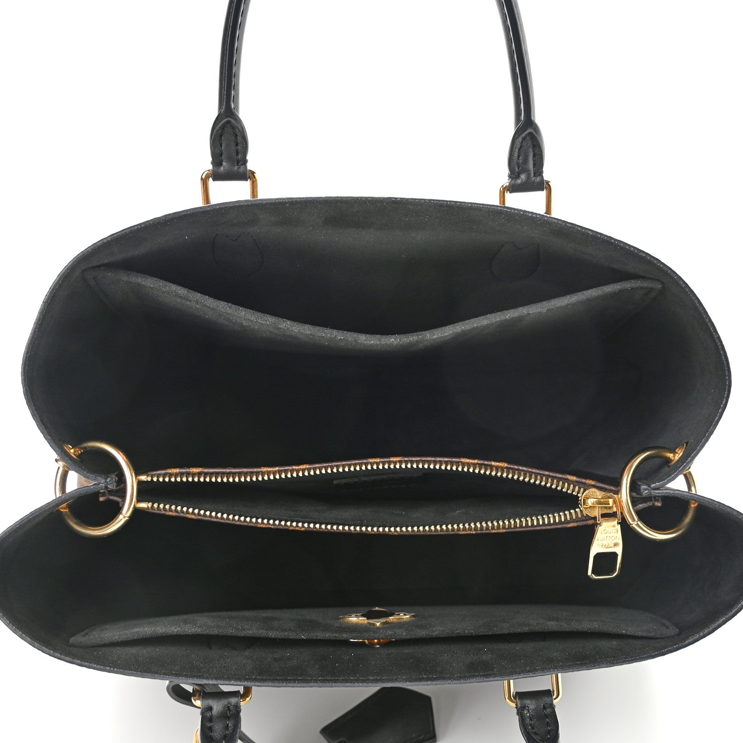 Louis Vuitton Monogram Flower Tote Black 5 of 10