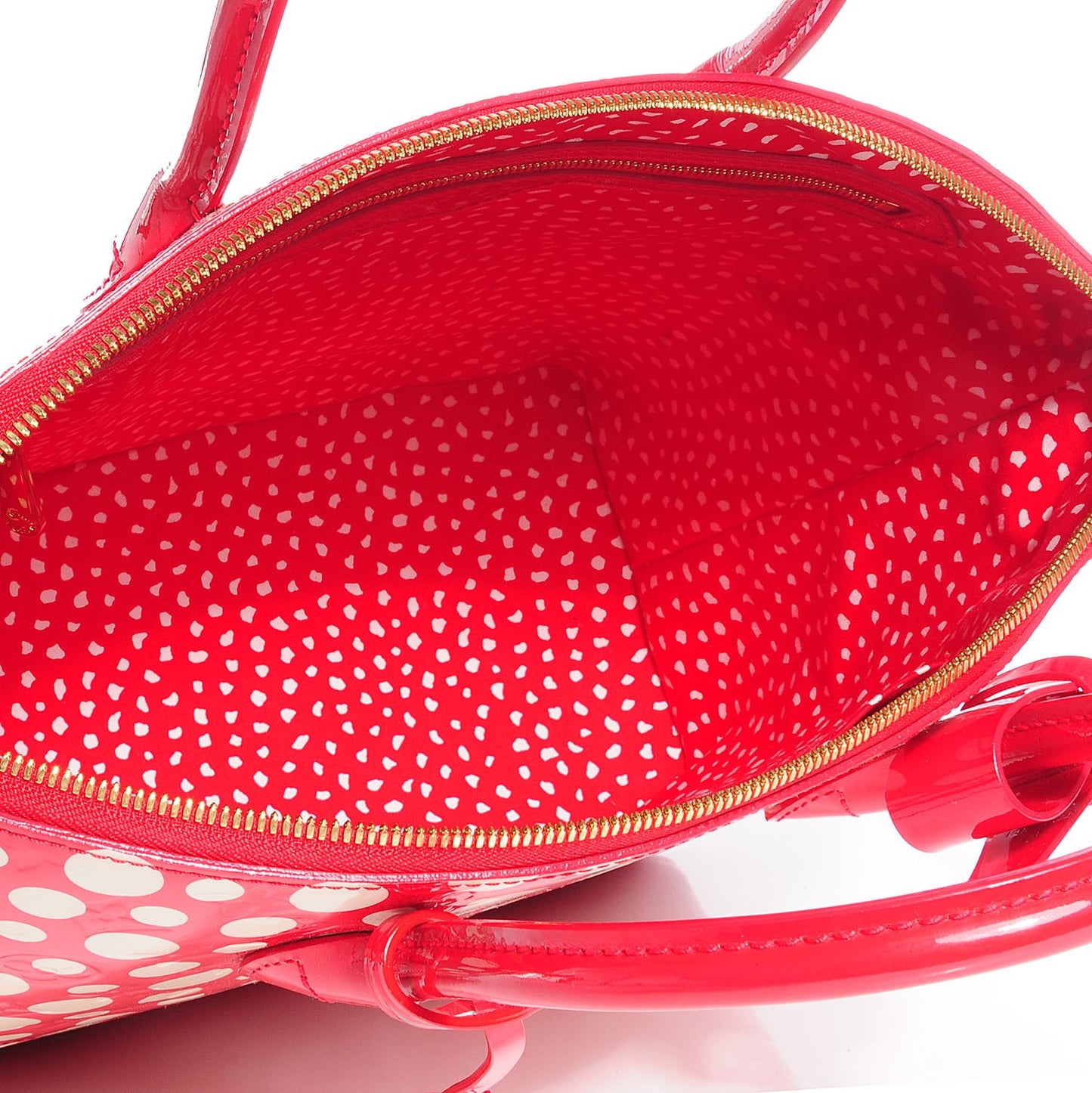 Vernis Kusama Infinity Dots Lockit MM Red